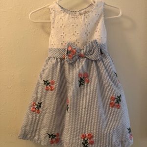 Rare Editions Blue and White dress